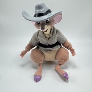 Vintage Applause Disney Rescuers Down Under Jake Plush/Plastic Collectible Toy